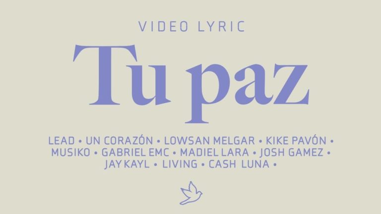 Tu Paz (videolyric)